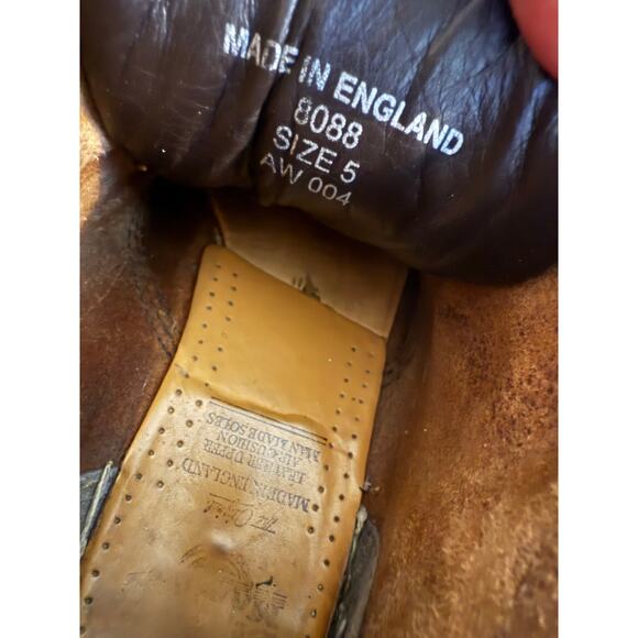 Vintage 90s y2k Made England Dr Martens Docs 8088 Ankle Boots Brown 5 - Picture 6 of 7